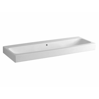Geberit Icon Umývadlo 120 x 48,5 cm, bez otvoru pre batériu 124025000