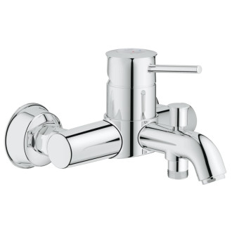 Vaňová batéria Grohe BauClassic bez sprchového setu 150 mm chróm 32865000