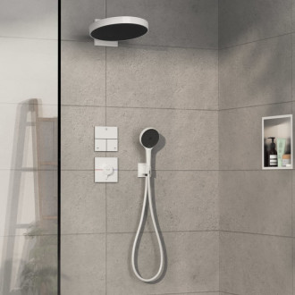 Sprchová batéria Hansgrohe ShowerSelect Comfort E bez podomietkového telesa matná biela 15575700