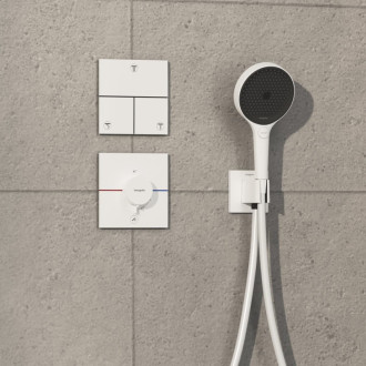 Sprchová batéria Hansgrohe ShowerSelect Comfort E bez podomietkového telesa matná biela 15575700