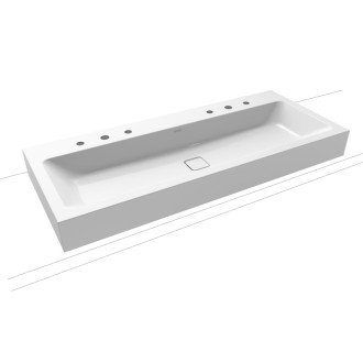 Umývadlo Kaldewei Cono 3091 120x50 cm alpská biela bez prepadu 902706053001