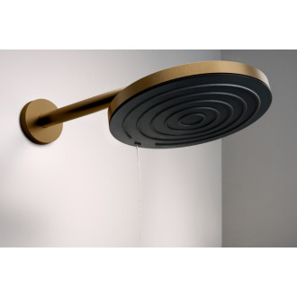 Hlavová sprcha Hansgrohe Pulsify S na stenu/strop kartáčovaný bronz 24140140