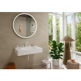 Umývadlová batéria Hansgrohe Tecturis S s clic-clacom matná biela 73330700