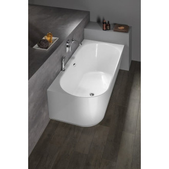 Asymetrická vaňa Polysan SUSSI R 70x160 cm liaty mramor pravá 90191R