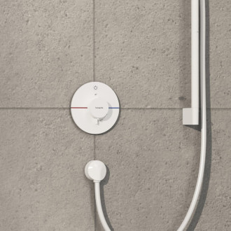 Sprchová batéria Hansgrohe ShowerSelect Comfort S bez podomietkového telesa matná biela 15553700