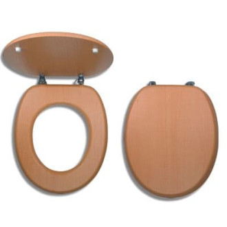 Wc doštička Novaservis MDF dyhované drevo WC/BUK