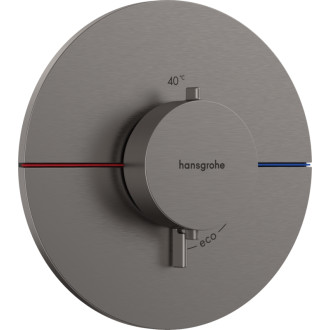 Sprchová batéria Hansgrohe ShowerSelect Comfort S bez podomietkového telesa kartáčovaný čierny chróm 15559340