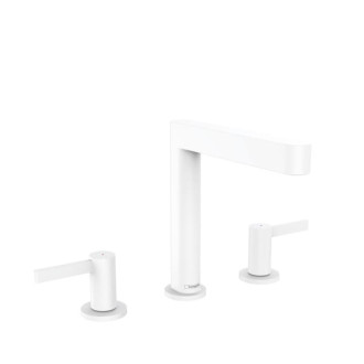 Umývadlová batéria Hansgrohe Finoris s clic-clacom matná biela 76034700