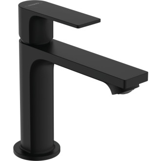 Umývadlová batéria Hansgrohe Rebris E s výpustou matná čierna 72589670