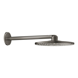 Hlavová sprcha Grohe Rainshower SmartActive vrátane sprchového ramena kartáčovaný hard graphite 26475AL0