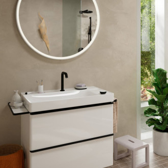Umývadlová batéria Hansgrohe Tecturis S s výpustou matná čierna 73353670