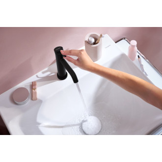 Umývadlová batéria Hansgrohe Tecturis S s výpustou matná čierna 73314670