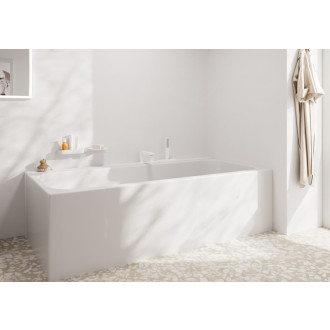 Vaňová batéria Hansgrohe Tecturis E bez podomietkového telesa matná biela 73443700