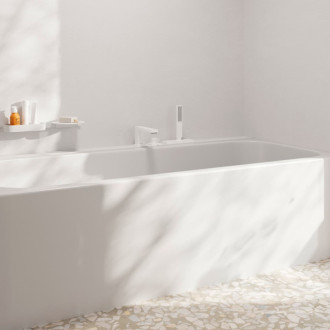Vaňová batéria Hansgrohe Tecturis E bez podomietkového telesa matná biela 73443700