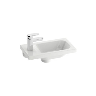 Umývadlo Ravak Chrome 40x22 cm otvor pre batériu vľavo XJGL1100000