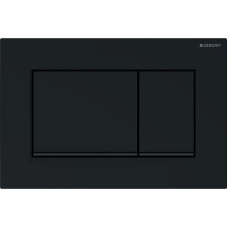 GEBERIT ovládací tlačítko SIGMA 30 černá lesk/proužek mat 115.883.DW.1