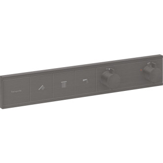 Vanová baterie Hansgrohe RainSelect bez podomítkového tělesa kartáčovaný černý chrom 15381340
