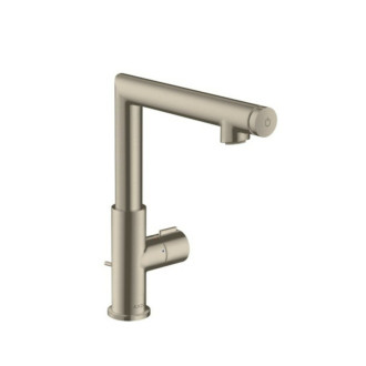 Umývadlová batéria Hansgrohe Axor Uno s výpustom kartáčovaný nikel 45016820