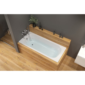 Obdĺžniková vaňa SAT 150x70 cm smaltovaná oceľ ľavá aj pravá SATVIVI150