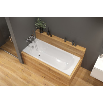 Obdĺžniková vaňa SAT 150x70 cm smaltovaná oceľ ľavá aj pravá SATVIVI150