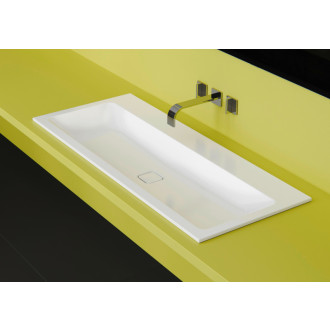 Zápustné umývadlo Kaldewei Cono 3082 120x50 cm alpská biela bez otvoru pre batériu, bez prepadu 901806003001