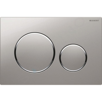 Geberit Sigma20 - Ovládacie tlačidlo Sigma20, lakovaný chróm mat/chróm 115.882.JQ.1