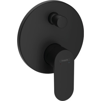 Vaňová batéria Hansgrohe Rebris S bez podomietkového telesa matná čierna 72467670