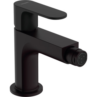 Bidetová batéria Hansgrohe Rebris S s výpustou matná čierna 72212670