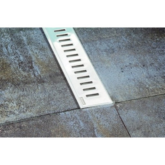 Sprchový žľab Ravak Zebra 85 cm plast šedá lesk zebra X01434