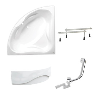 Rohová vaňa Laguna Royale 150x150 cm akrylát ľavá aj pravá SIKORO1500APNP