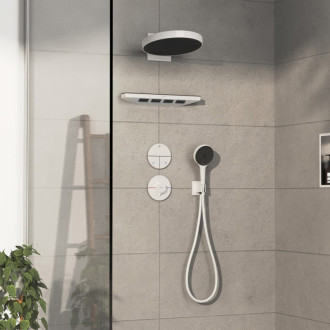 Sprchová batéria Hansgrohe ShowerSelect Comfort S bez podomietkového telesa matná biela 15559700