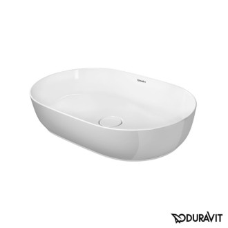 Umývadlo na dosku Duravit Luv 60x40 cm bez otvoru pre batériu, bez prietoku 0379600000