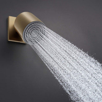 Sprchové rameno Hansgrohe Pulsify na stenu kartáčovaný bronz 24139140