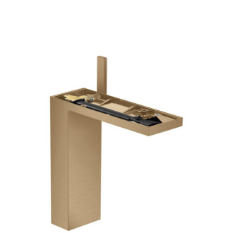 Umývadlová batéria Hansgrohe Myedition s clic-clacom kartáčovaný bronz 47022140