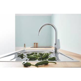 Drezová batéria Grohe BauEdge 2020 s otočným ramienkom chróm 31233001