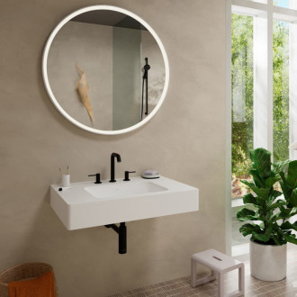 Umývadlová batéria Hansgrohe Tecturis S s clic-clacom matná čierna 73330670