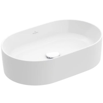 Umývadlo na dosku Villeroy & Boch Collaro 56x36 cm bez otvoru pre batériu, bez prepadu 4A1956R1