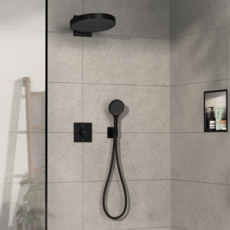 Vaňová batéria Hansgrohe ShowerSelect Comfort E bez podomietkového telesa matná čierna 15578670