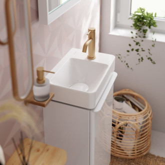 Ventil umývadlový Hansgrohe Tecturis S bez výpustu kartáčovaný bronz 73313140