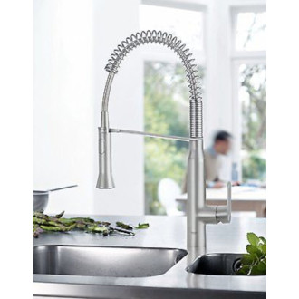 Drezová batéria Grohe K7 s výpustou chróm 31379000