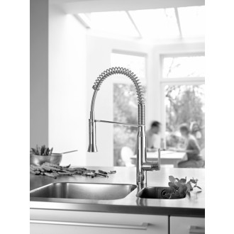 Drezová batéria Grohe K7 s výpustou chróm 31379000