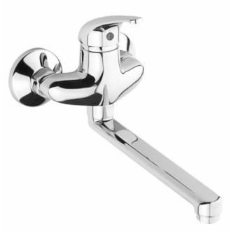 Umývadlová batéria Jika Dino dlhší výtok 100 mm chróm H3517270043101