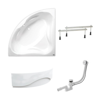 Rohová vaňa Laguna Royale 150x150 cm akrylát ľavá aj pravá SIKORO1500ANP