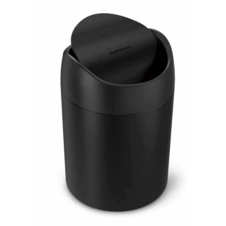 Stolný odpadkový kôš Simplehuman 1,5 l čierna mat SHCW2100