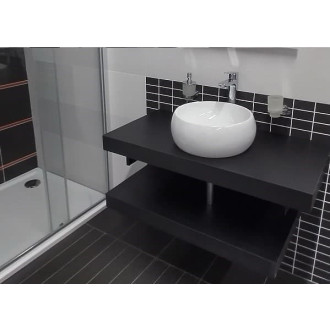 Dolce doska pod um. 230x50x8cm Black DO23050BL