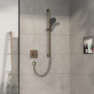 Sprchová batéria Hansgrohe ShowerSelect Comfort Q bez podomietkového telesa kartáčovaný bronz 15581140