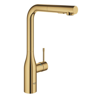 Drezová batéria Grohe Essence New s vyťahovacou spŕškou Cool Sunrise 30270GL0