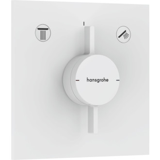 Vaňová batéria Hansgrohe DuoTurn E bez podomietkového telesa matná biela 75417700