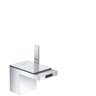 Bidetová batéria Hansgrohe Axor MyEdition s clic-clacom chróm/zrkadlové sklo 47210000