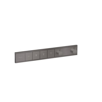Sprchová batéria Hansgrohe Rainselect 4 bez podomietkového telesa kartáčovaný čierny chróm 15382340